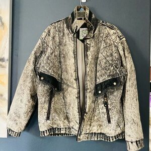 Men’s American weekend jacket medium 38-40 90s 80s jean jacket cargo